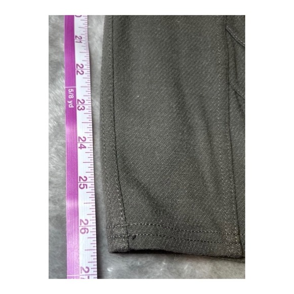 Athleta Womens Size 4P Moto Skinny Pants Petites Grey Zipper Pocket Stretch - Picture 9 of 16